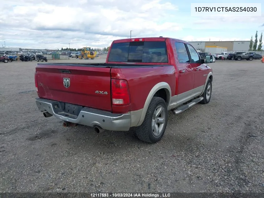 2010 Dodge Ram 1500 VIN: 1D7RV1CT5AS254030 Lot: 12117593