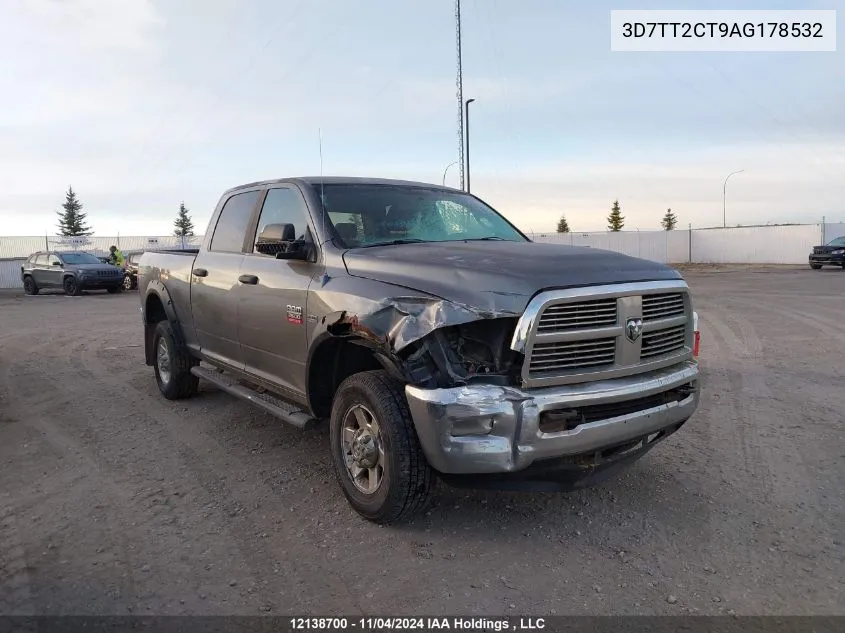 2010 Dodge Ram 2500 Slt/Power Wagon VIN: 3D7TT2CT9AG178532 Lot: 12138700