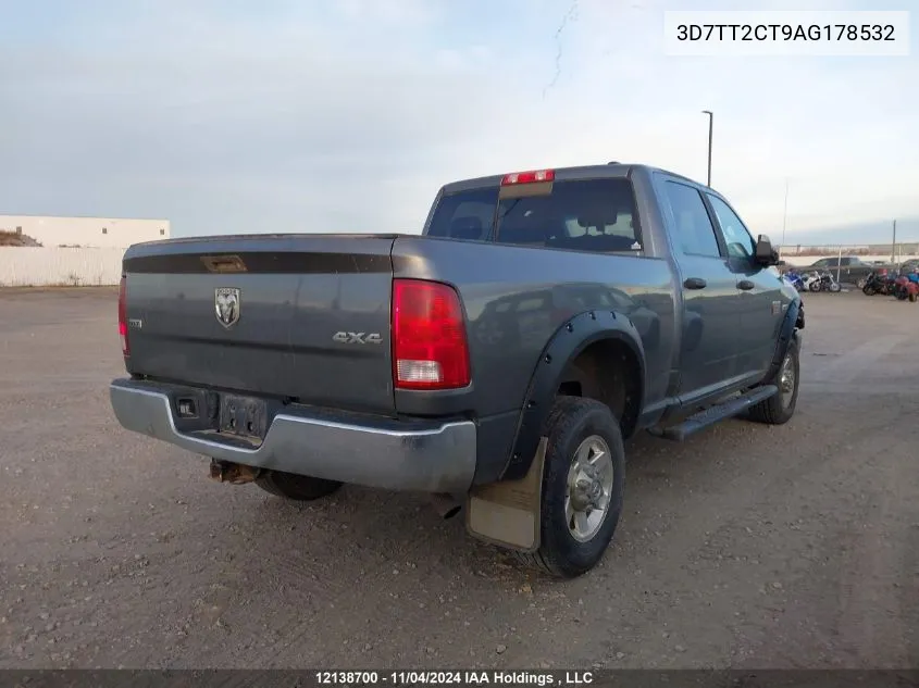 2010 Dodge Ram 2500 Slt/Power Wagon VIN: 3D7TT2CT9AG178532 Lot: 12138700