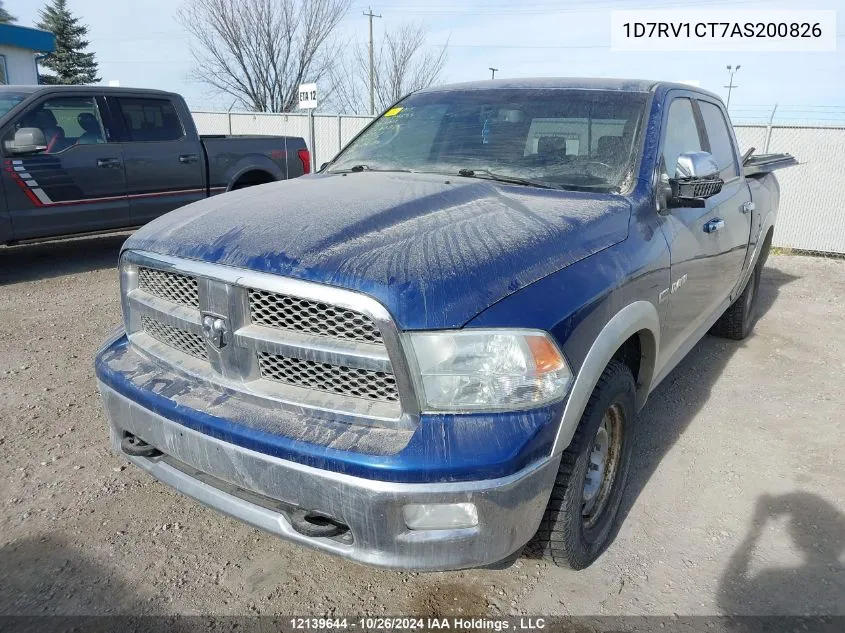 2010 Dodge Ram 1500 VIN: 1D7RV1CT7AS200826 Lot: 12139644