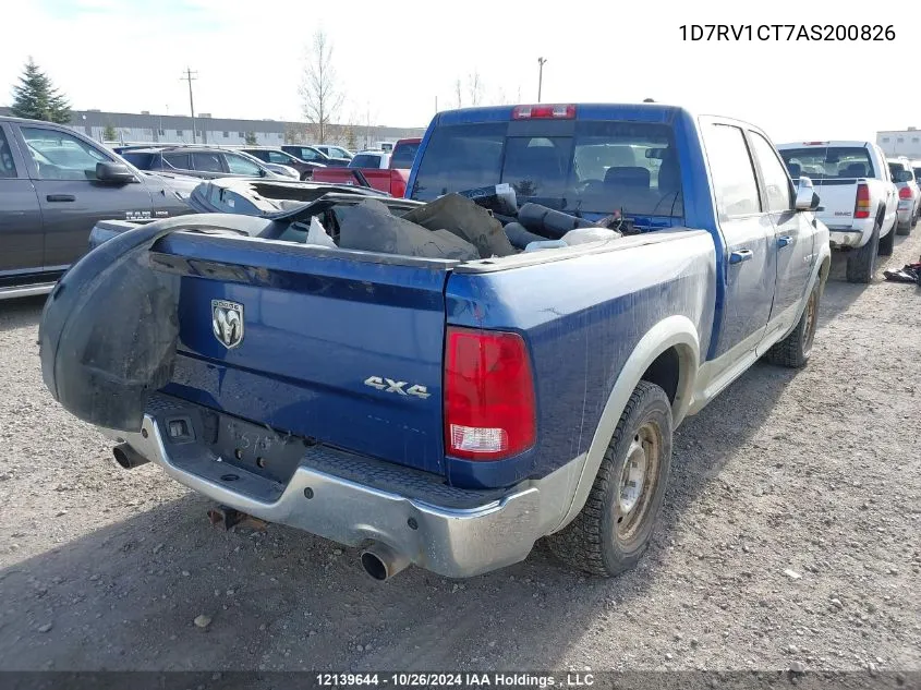 2010 Dodge Ram 1500 VIN: 1D7RV1CT7AS200826 Lot: 12139644