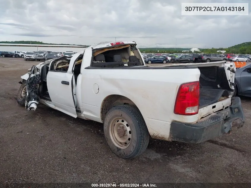 3D7TP2CL7AG143184 2010 Dodge Ram 2500 St