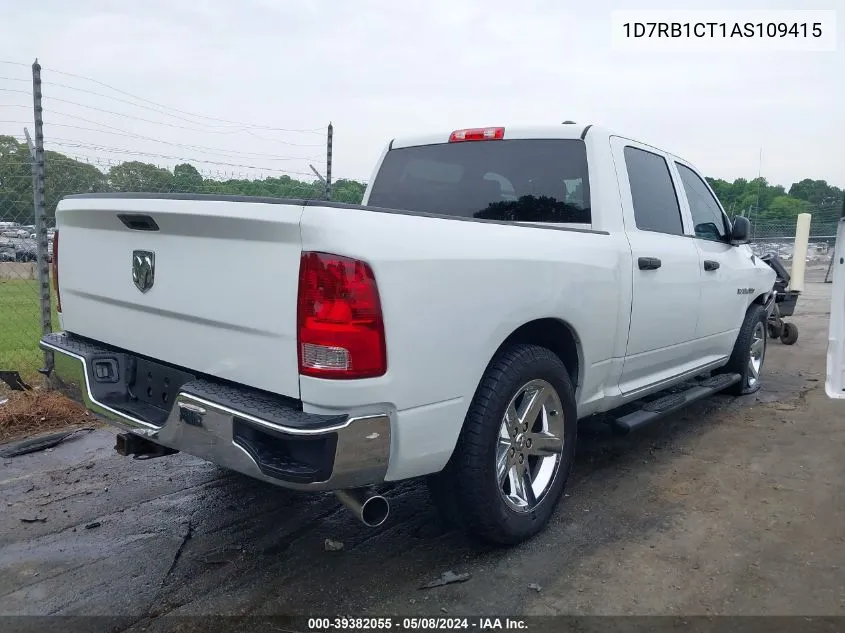 2010 Dodge Ram 1500 St VIN: 1D7RB1CT1AS109415 Lot: 39382055