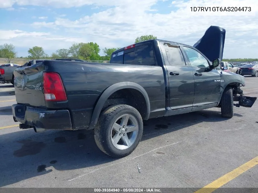 2010 Dodge Ram 1500 Slt/Sport/Trx VIN: 1D7RV1GT6AS204473 Lot: 39384940