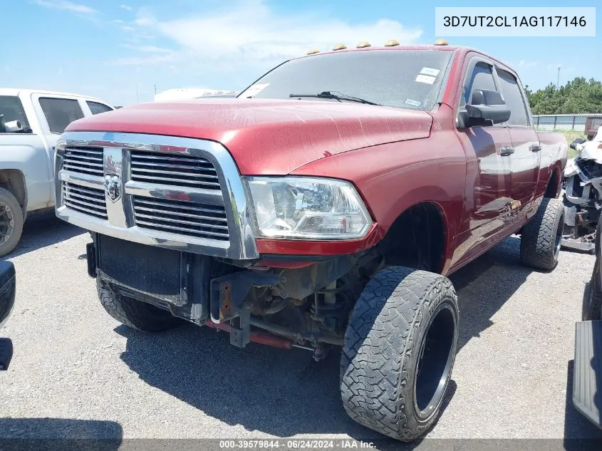 2010 Dodge Ram 2500 St VIN: 3D7UT2CL1AG117146 Lot: 39579844