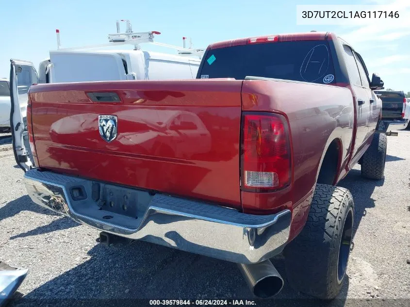 2010 Dodge Ram 2500 St VIN: 3D7UT2CL1AG117146 Lot: 39579844