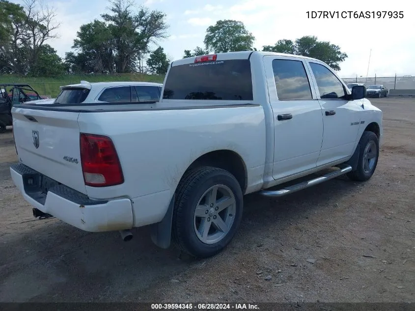 1D7RV1CT6AS197935 2010 Dodge Ram 1500 St