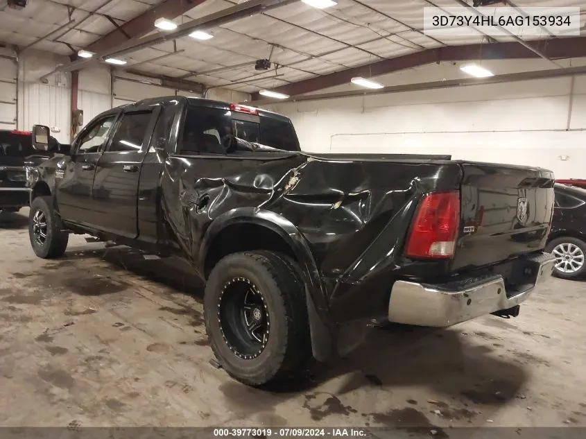 3D73Y4HL6AG153934 2010 Dodge Ram 3500 Laramie