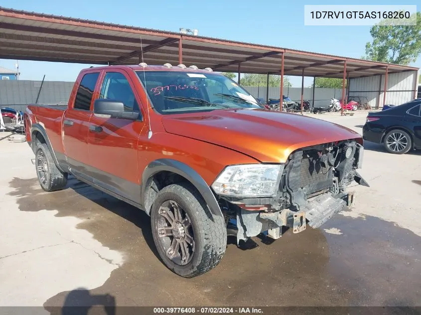 2010 Dodge Ram 1500 Slt/Sport/Trx VIN: 1D7RV1GT5AS168260 Lot: 39776408