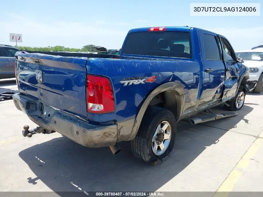 2010 Dodge Ram 2500 Slt VIN: 3D7UT2CL9AG124006 Lot: 39780487