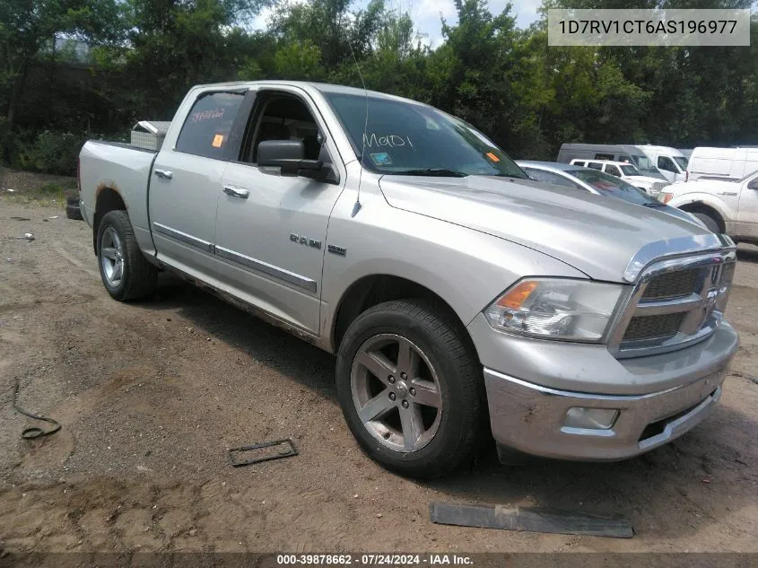 2010 Dodge Ram 1500 Slt/Sport/Trx VIN: 1D7RV1CT6AS196977 Lot: 39878662