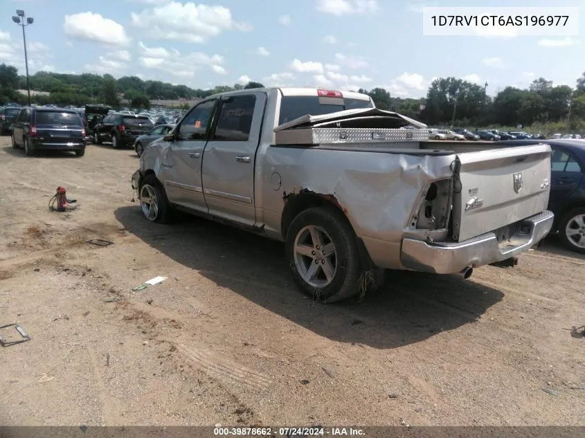 2010 Dodge Ram 1500 Slt/Sport/Trx VIN: 1D7RV1CT6AS196977 Lot: 39878662