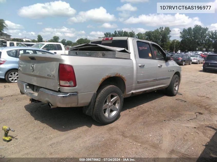 1D7RV1CT6AS196977 2010 Dodge Ram 1500 Slt/Sport/Trx