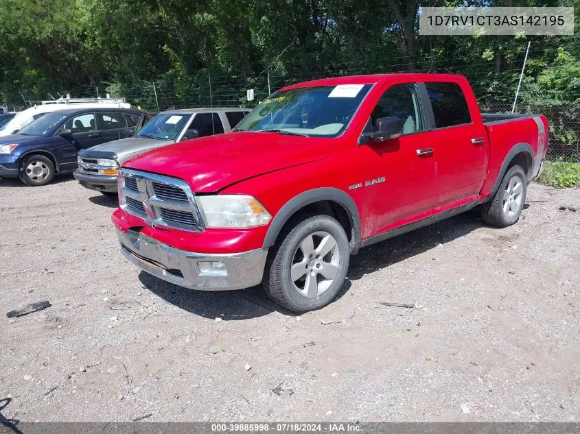 2010 Dodge Ram 1500 Slt/Sport/Trx VIN: 1D7RV1CT3AS142195 Lot: 39885998