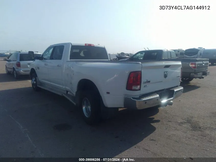 3D73Y4CL7AG144912 2010 Dodge Ram 3500 Slt