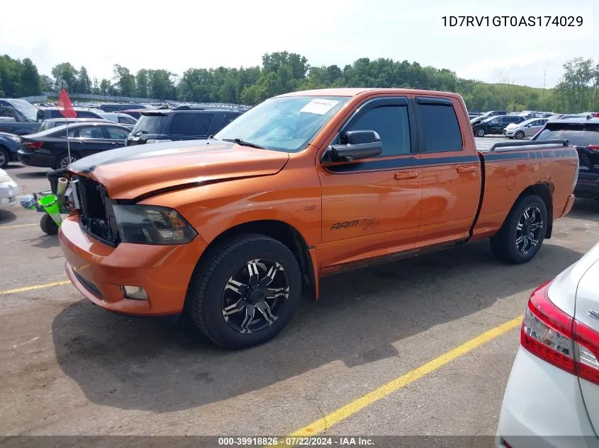 1D7RV1GT0AS174029 2010 Dodge Ram 1500 Slt/Sport/Trx