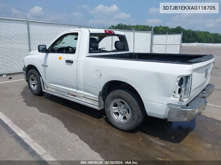 3D7JB1EKXAG118705 2010 Dodge Ram 1500 St