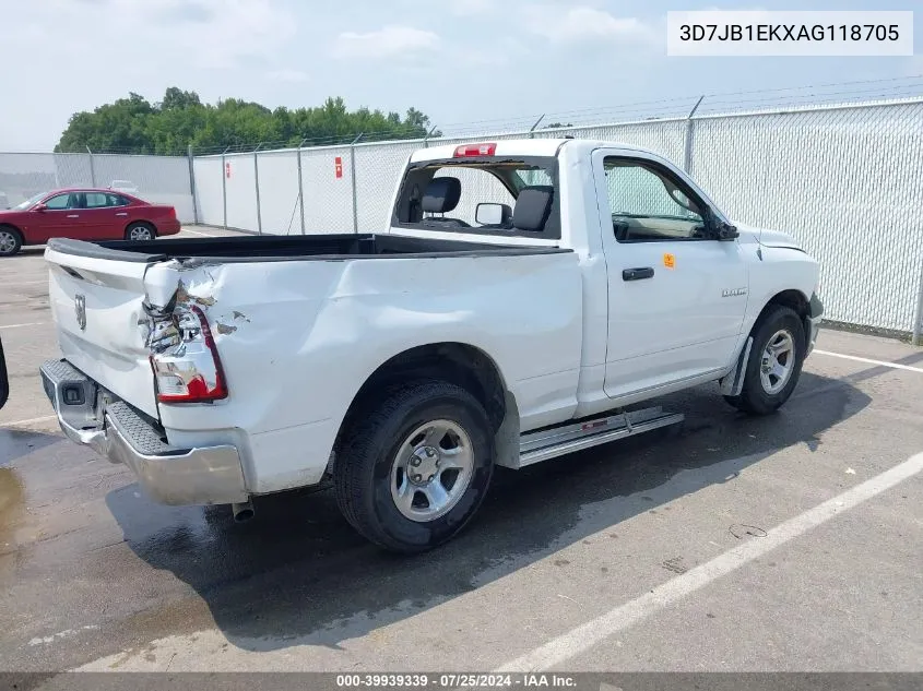 3D7JB1EKXAG118705 2010 Dodge Ram 1500 St