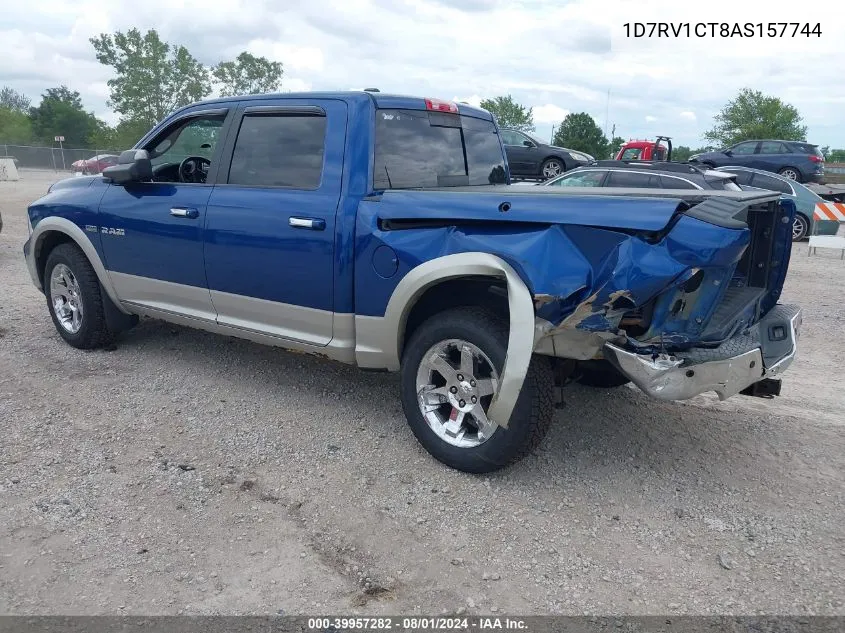 1D7RV1CT8AS157744 2010 Dodge Ram 1500 Laramie