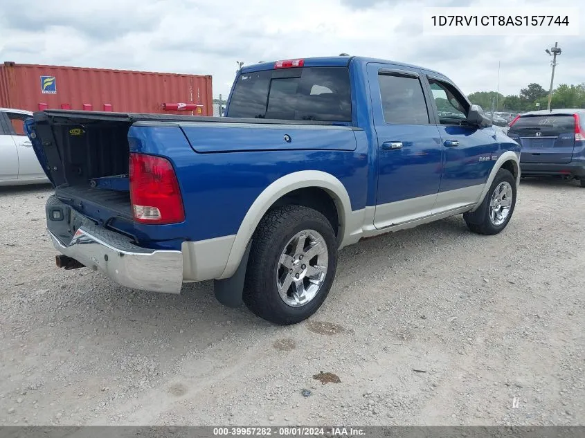 2010 Dodge Ram 1500 Laramie VIN: 1D7RV1CT8AS157744 Lot: 39957282