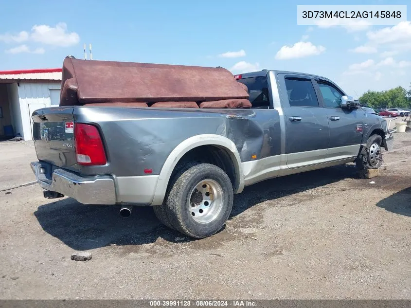 2010 Dodge Ram 3500 Laramie VIN: 3D73M4CL2AG145848 Lot: 39991128