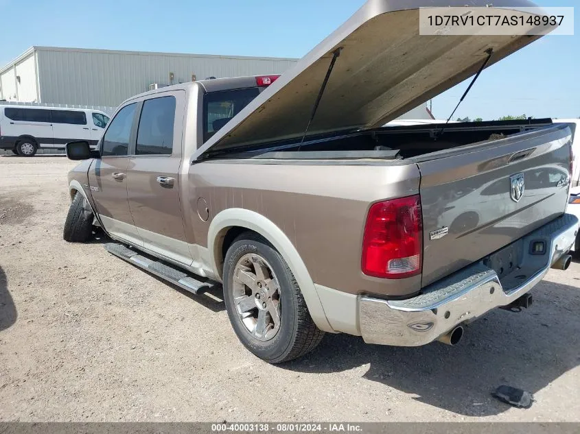 1D7RV1CT7AS148937 2010 Dodge Ram 1500 Laramie