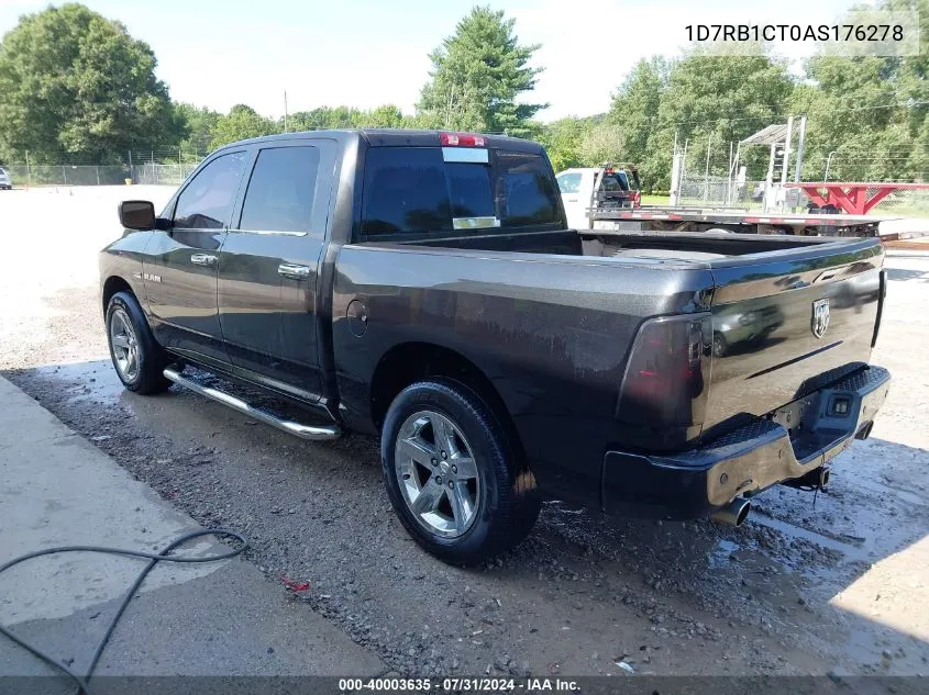 2010 Dodge Ram 1500 Slt/Sport/Trx VIN: 1D7RB1CT0AS176278 Lot: 40003635