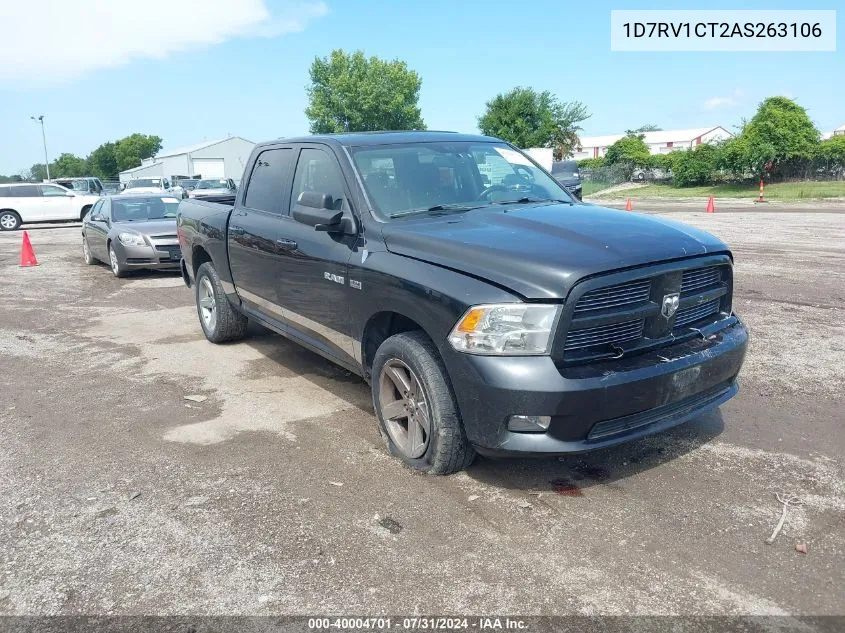 1D7RV1CT2AS263106 2010 Dodge Ram 1500 Slt/Sport/Trx