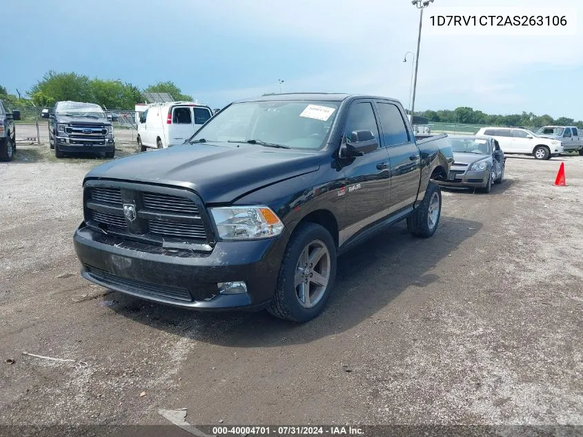 1D7RV1CT2AS263106 2010 Dodge Ram 1500 Slt/Sport/Trx