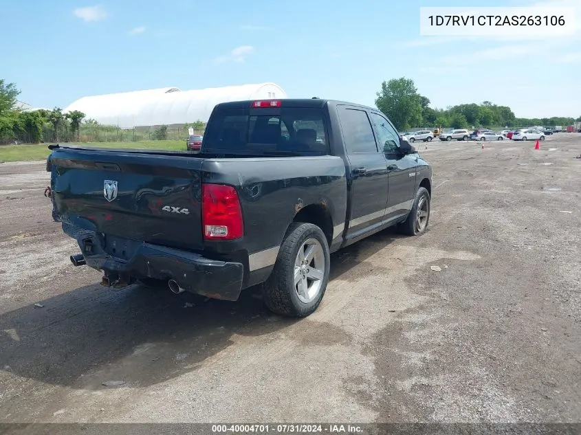 1D7RV1CT2AS263106 2010 Dodge Ram 1500 Slt/Sport/Trx