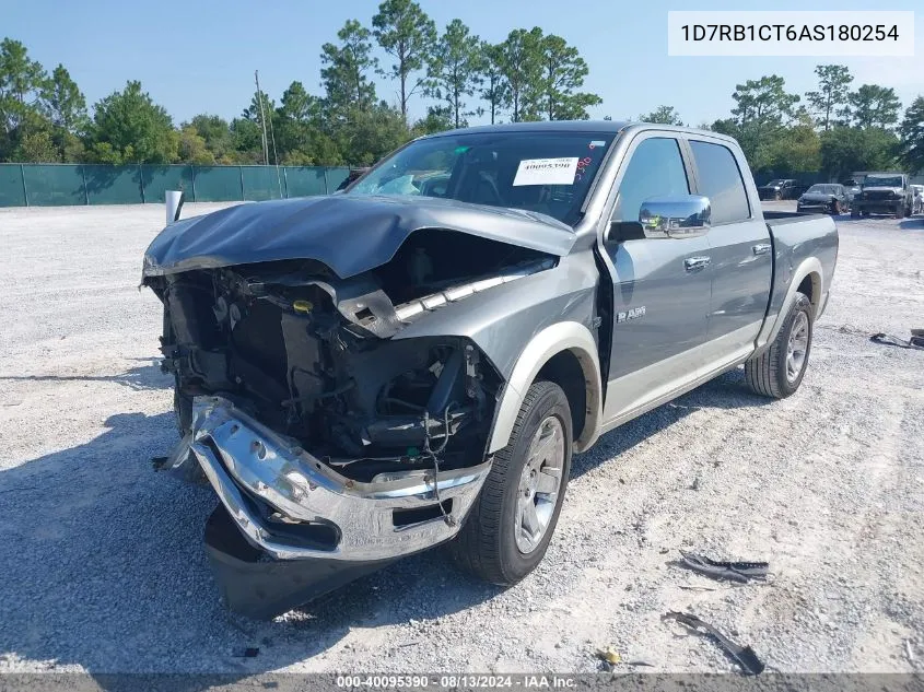 1D7RB1CT6AS180254 2010 Dodge Ram 1500 Laramie