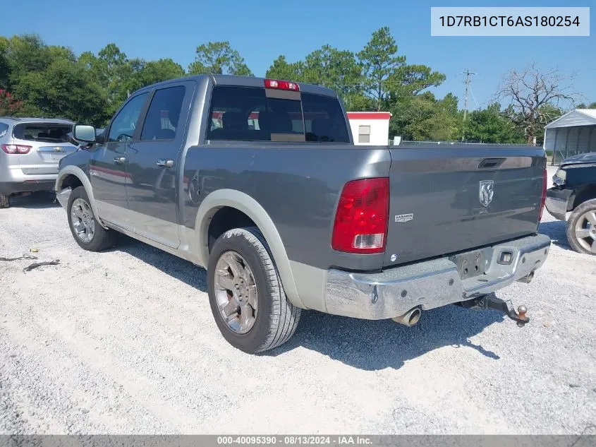 2010 Dodge Ram 1500 Laramie VIN: 1D7RB1CT6AS180254 Lot: 40095390