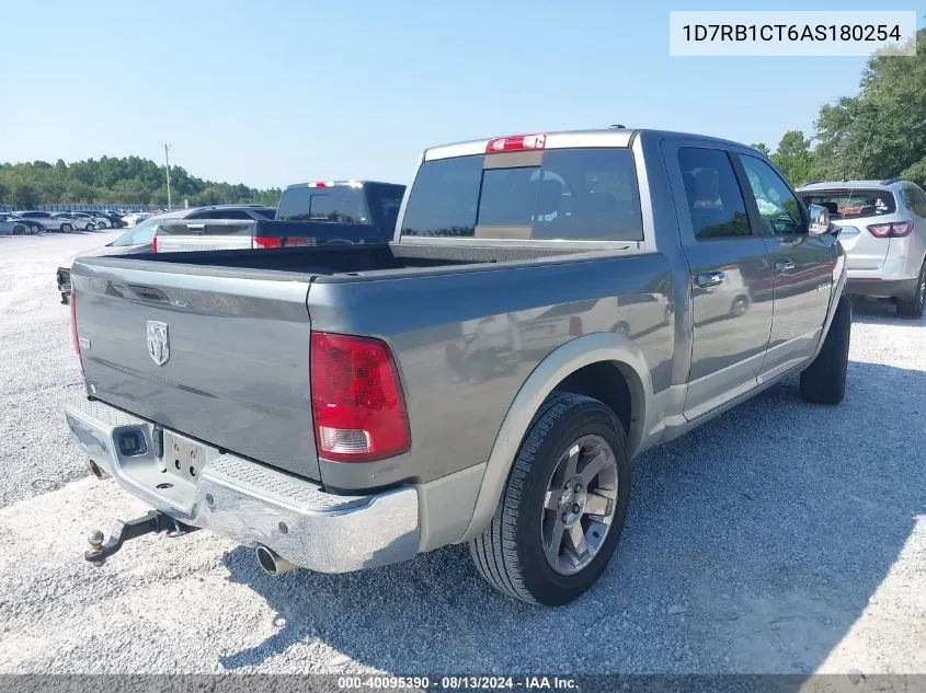 1D7RB1CT6AS180254 2010 Dodge Ram 1500 Laramie