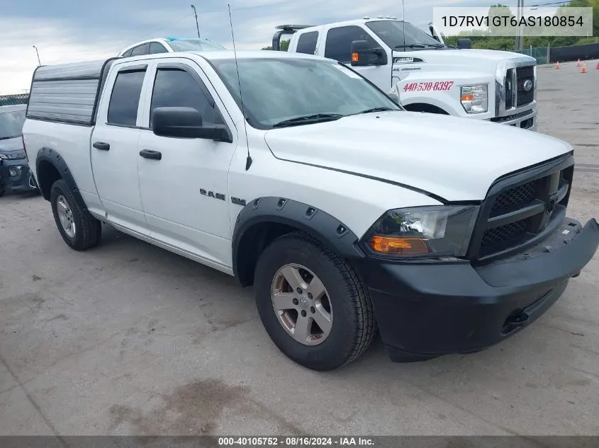 2010 Dodge Ram 1500 St VIN: 1D7RV1GT6AS180854 Lot: 40105752