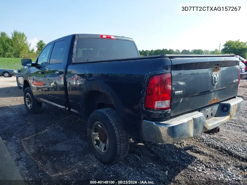 2010 Dodge Ram 2500 Slt VIN: 3D7TT2CTXAG157267 Lot: 40149100