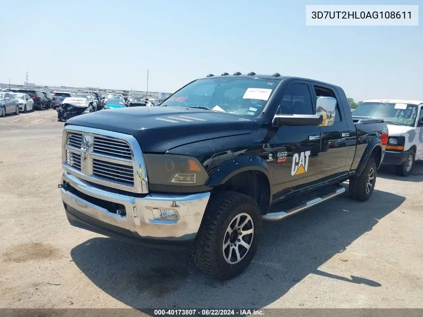 2010 Dodge Ram 2500 Laramie VIN: 3D7UT2HL0AG108611 Lot: 40173807