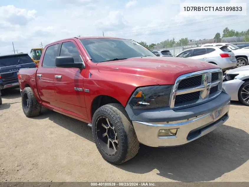 2010 Dodge Ram 1500 Slt/Sport/Trx VIN: 1D7RB1CT1AS189833 Lot: 40180539