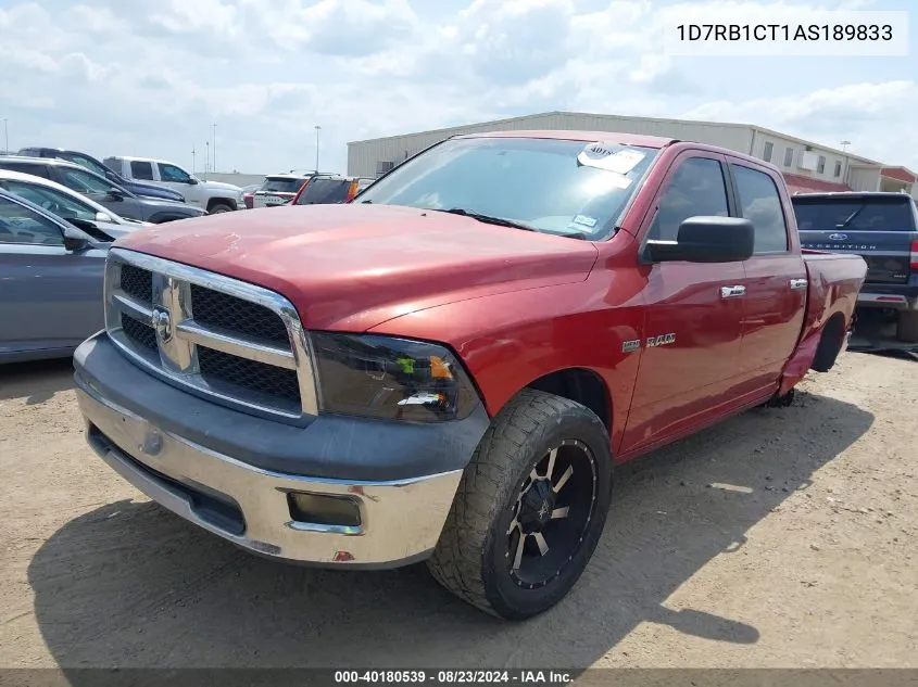 1D7RB1CT1AS189833 2010 Dodge Ram 1500 Slt/Sport/Trx