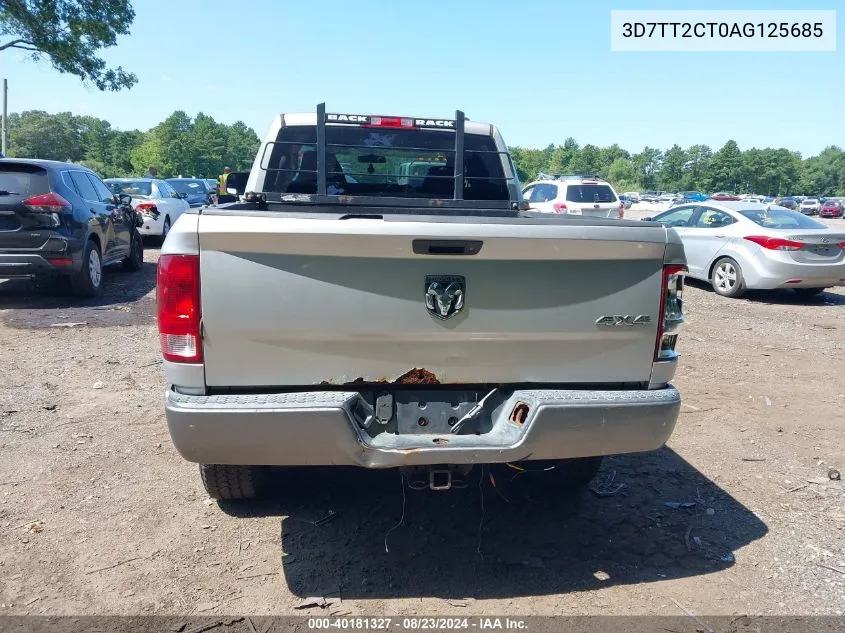 2010 Dodge Ram 2500 St VIN: 3D7TT2CT0AG125685 Lot: 40181327