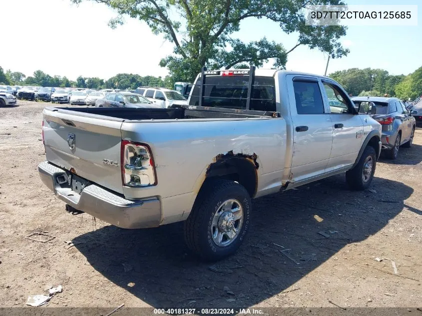 2010 Dodge Ram 2500 St VIN: 3D7TT2CT0AG125685 Lot: 40181327