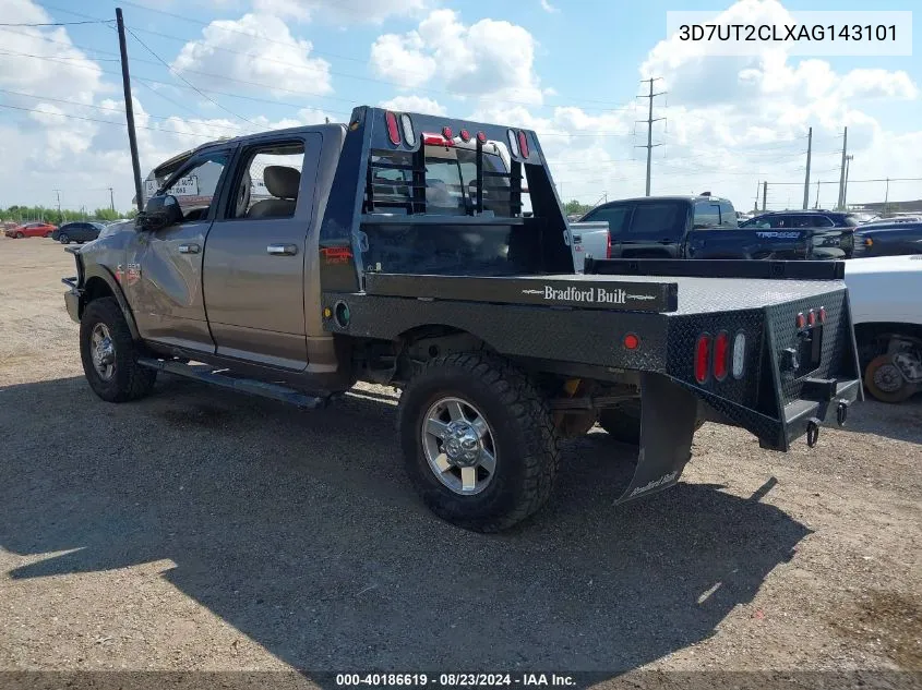 2010 Dodge Ram 2500 Slt VIN: 3D7UT2CLXAG143101 Lot: 40186619