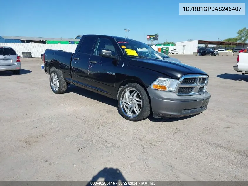 1D7RB1GP0AS246407 2010 Dodge Ram 1500 St