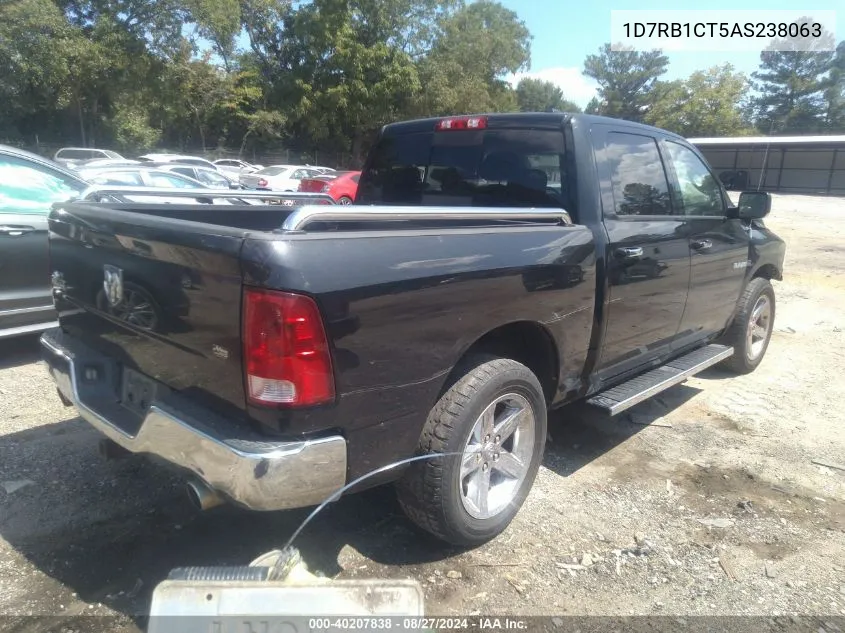 2010 Dodge Ram 1500 Slt/Sport/Trx VIN: 1D7RB1CT5AS238063 Lot: 40207838