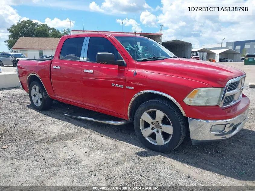 1D7RB1CT1AS138798 2010 Dodge Ram 1500 Slt/Sport/Trx