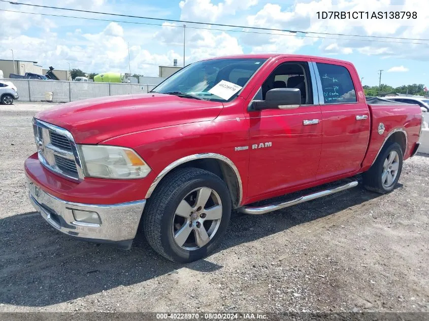 1D7RB1CT1AS138798 2010 Dodge Ram 1500 Slt/Sport/Trx