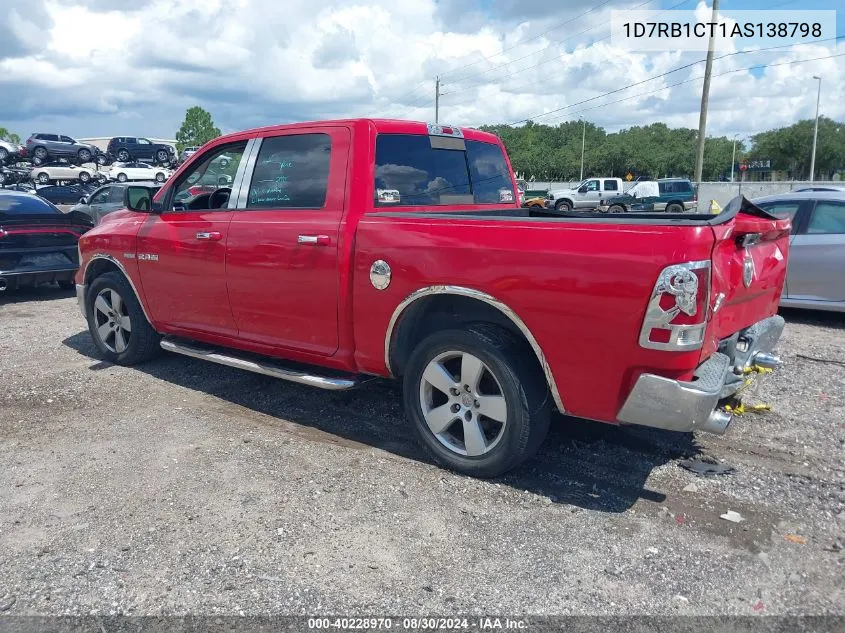 2010 Dodge Ram 1500 Slt/Sport/Trx VIN: 1D7RB1CT1AS138798 Lot: 40228970