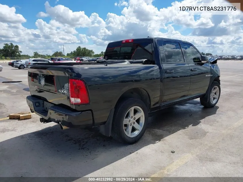 2010 Dodge Ram 1500 Slt/Sport/Trx VIN: 1D7RV1CT8AS231776 Lot: 40232992