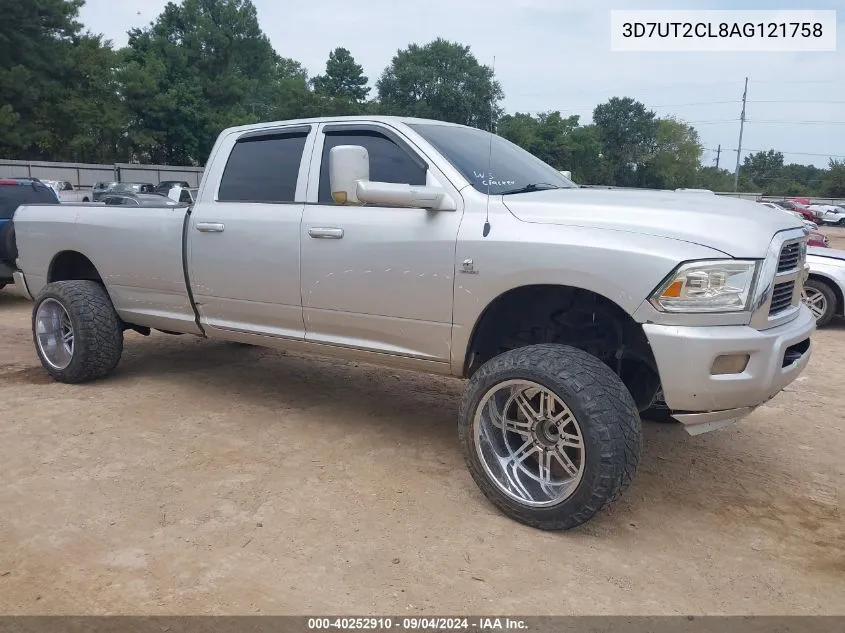 2010 Dodge Ram 2500 St VIN: 3D7UT2CL8AG121758 Lot: 40252910