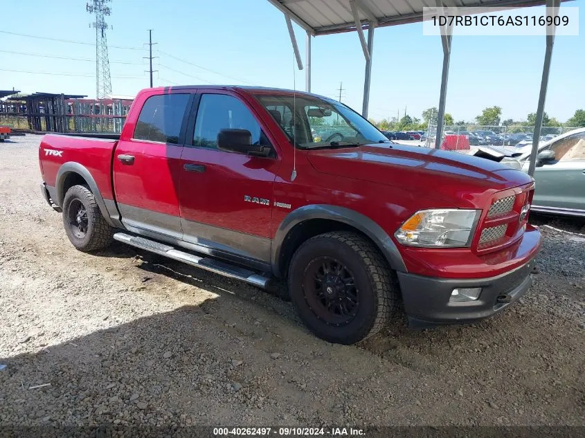 2010 Dodge Ram 1500 Slt/Sport/Trx VIN: 1D7RB1CT6AS116909 Lot: 40262497