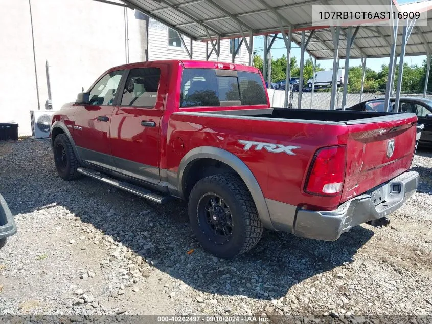 2010 Dodge Ram 1500 Slt/Sport/Trx VIN: 1D7RB1CT6AS116909 Lot: 40262497